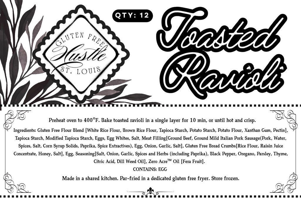 Meat Filled Toasted Ravioli 12 ct. Frozen