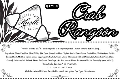 Crab Rangoon 8 ct. Frozen