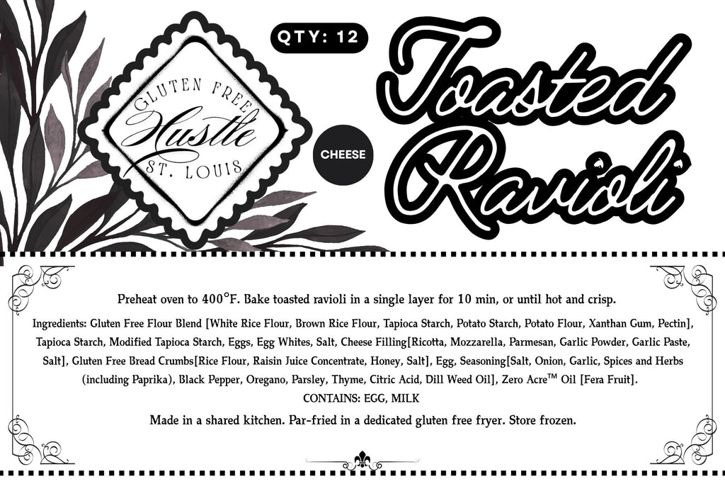 Cheese Filled Toasted Ravioli 12 ct. Frozen